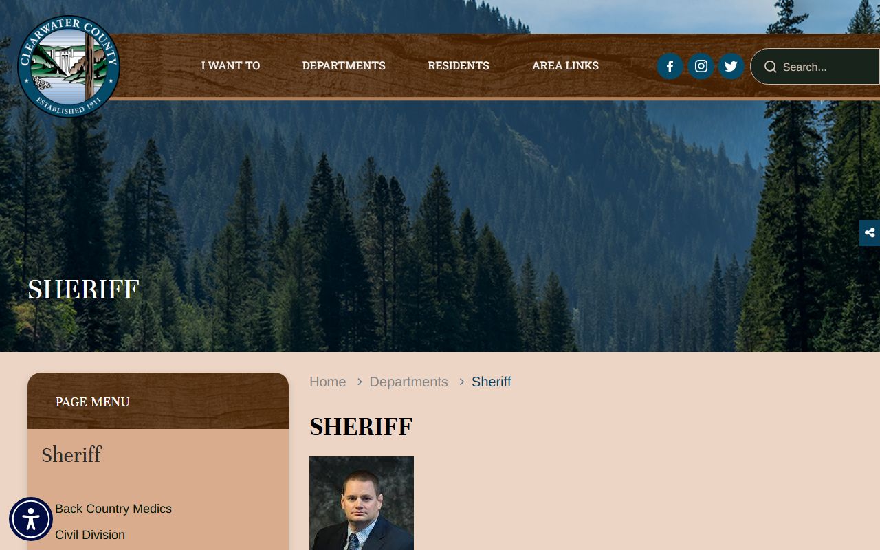Clearwater County inmate population sheriff custody app source